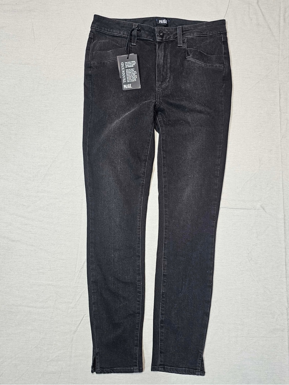 #398 PAIGE Transcend Black Skinny Jeans Size 29 – Luxury Stretch Denim